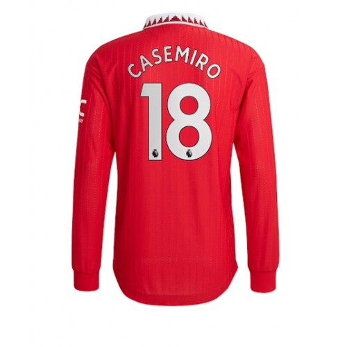Manchester United Casemiro #18 Hjemmedrakt 2022-23 Langermet Manchester United Casemiro #18 Hjemmedrakt 2022-23 Langermet